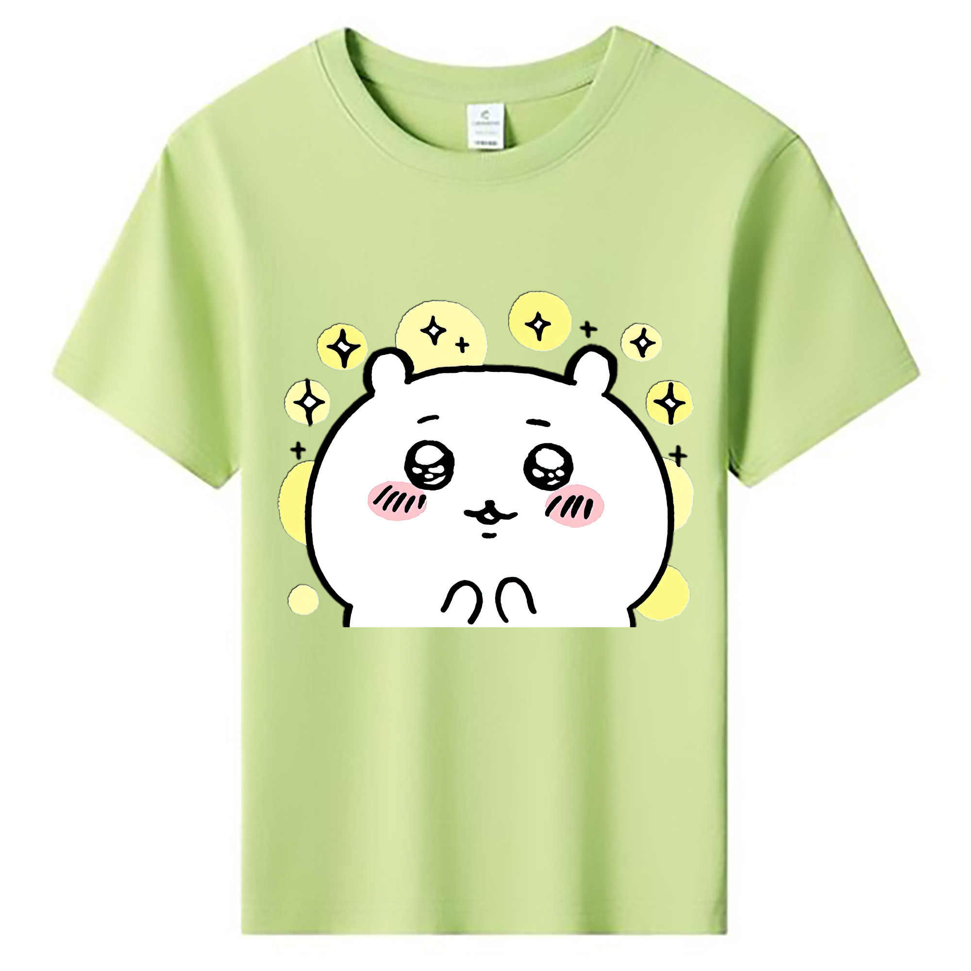 （画像用） ちいかわ ちいかわ Chii-kawa chiikawa 綿100％キッズTシャツ（フロントプリント）